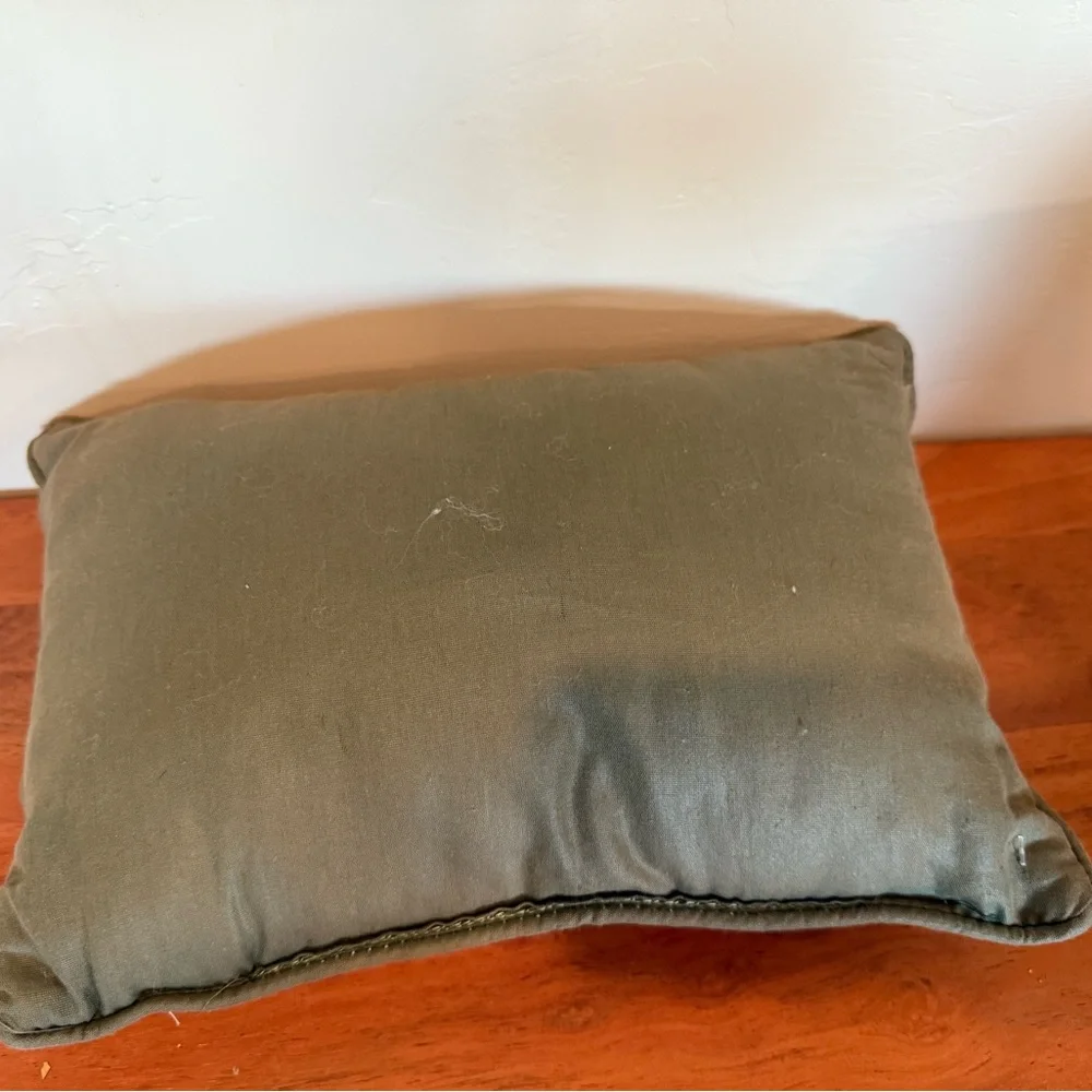 Vintage ‎ Decorative Garden Pillow with Butterfly Design